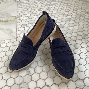 Cole Haan navy blue loafer slip on